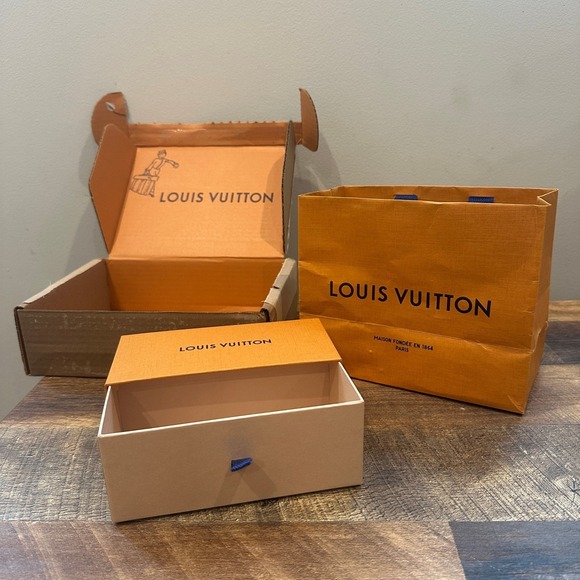 Louis Vuitton Other - Louis Vuitton Orange Packaging Set Box Shopping Bag Shipping Box